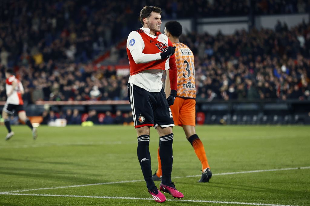 Santiago Giménez Feyenoord vs Volendam Eredivisie