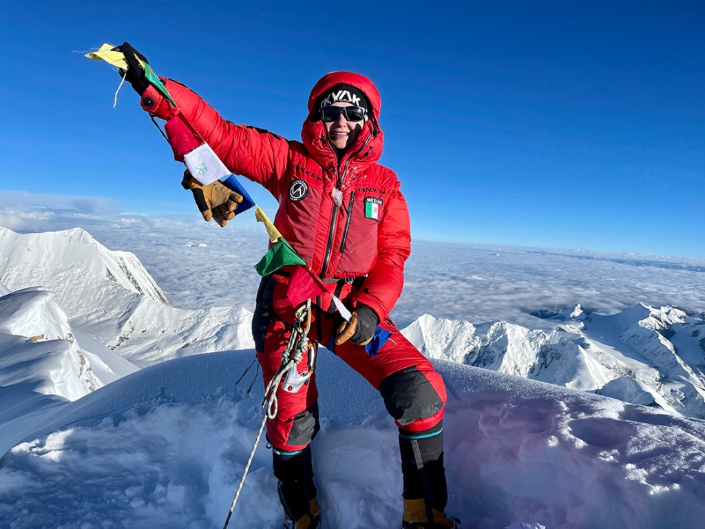 Viridiana Álvarez, la alpinista mexicana que tiene un récord Guinness 