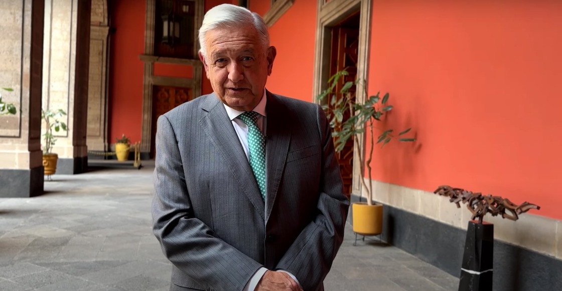 AMLO se desmayó y dice que tienes COVID.