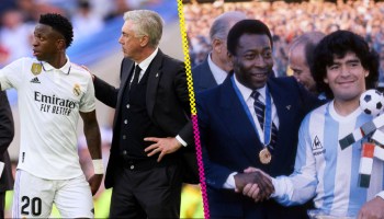 Ancelotti compara a Vinícius con Pelé y Maradona