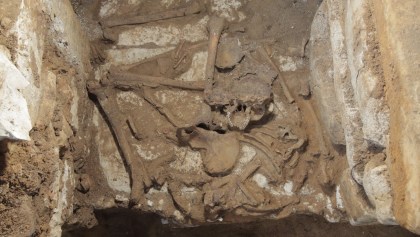Cementerio y cámara funeraria en Palenque