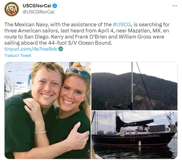 La misteriosa desaparición de tres marineros estadounidenses tras zarpar desde Mazatlán