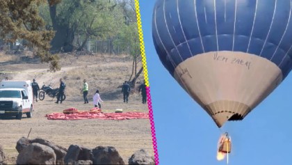 Detienen al piloto del globo aerostático que se incendió y se desplomó en Teotihuacán