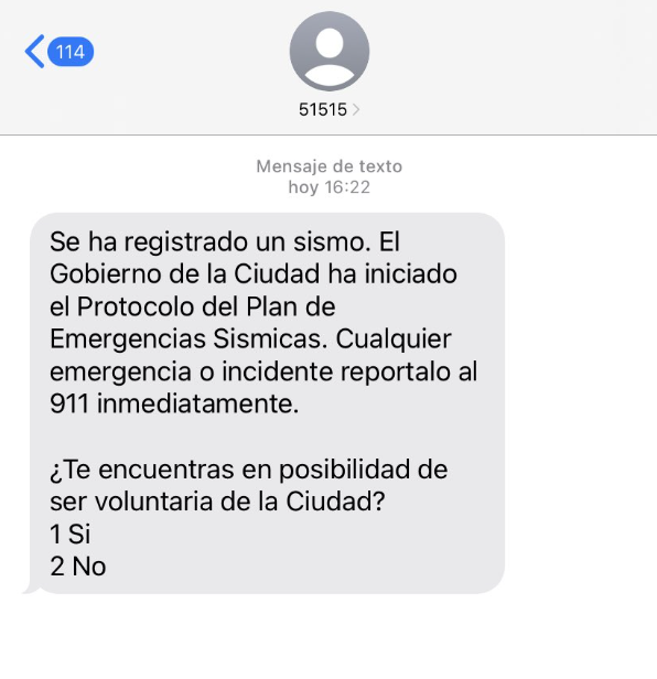 Falsa alerta de sismo en la Ciudad de México