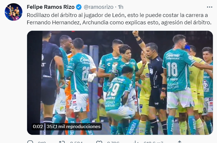 Queja de Felipe Ramos Rizo