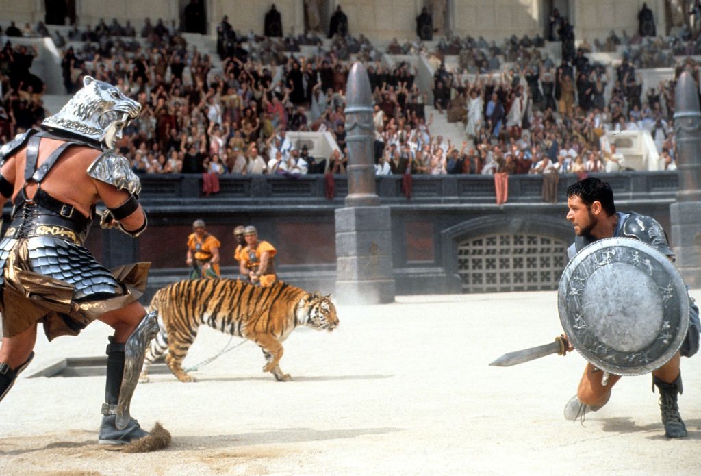 Imagen de combate en Gladiador