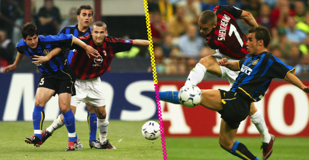 Inter vs AC Milan y la primera vez que se enfrentaron en semifinales de Champions League hace 2 décadas