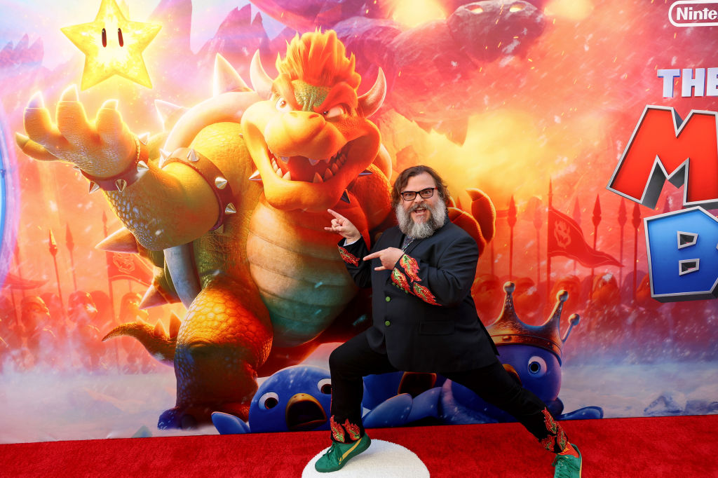 Jack Black en la premiere de 'Super Mario Bros. La Película'.