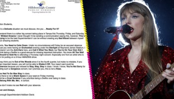 Maestro escribió una carta para que sus alumnos no vayan a los conciertos de Taylor Swift