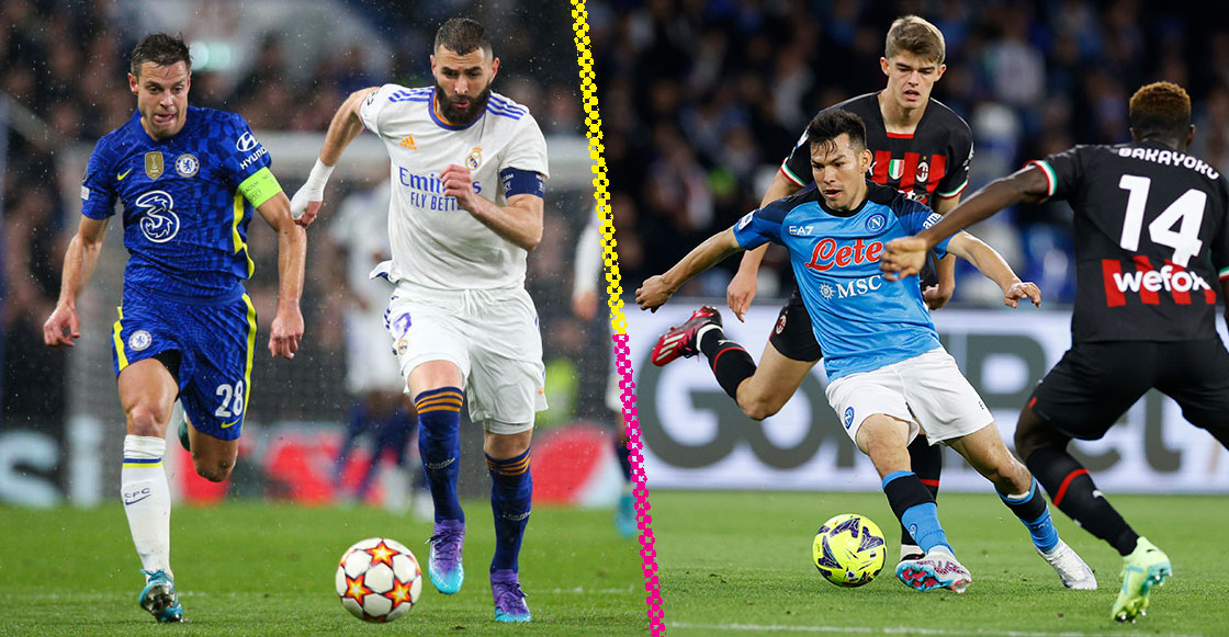 Horarios, canales y links para ver Napoli vs Milan y Real Madrid vs Chelsea en la Champions League