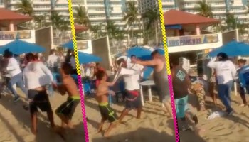 ¡Con palos y sillas! Varios heridos tras pelea campal en Acapulco