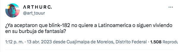 ¿Por qué los fans creen que Blink-182 no quiere venir a Latinoamérica?