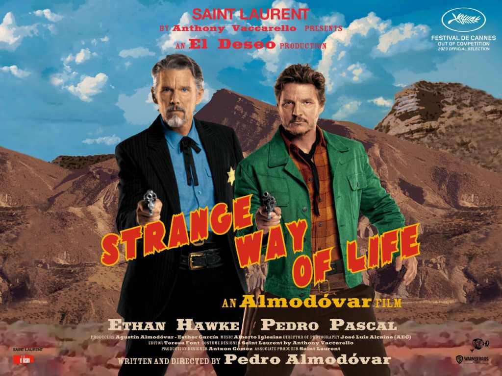 Ethan Hawke y Pedro Pascal en el póster de  'Strange Way of Life'