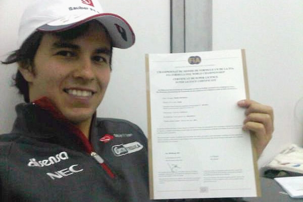 La Superlicencia de Checo Pérez