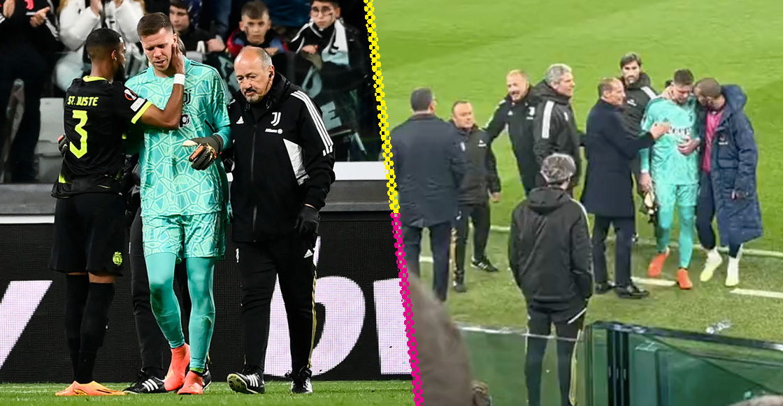 wojciech szczesny juventus sporting lisboa dolor pecho