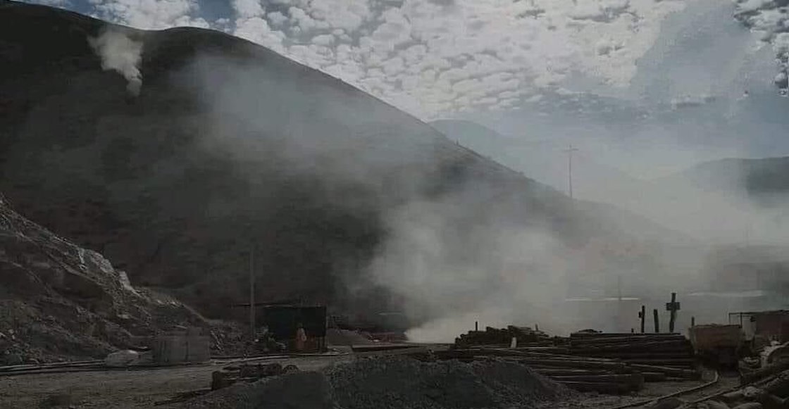 Incendio en mina de Arequipe, Perú