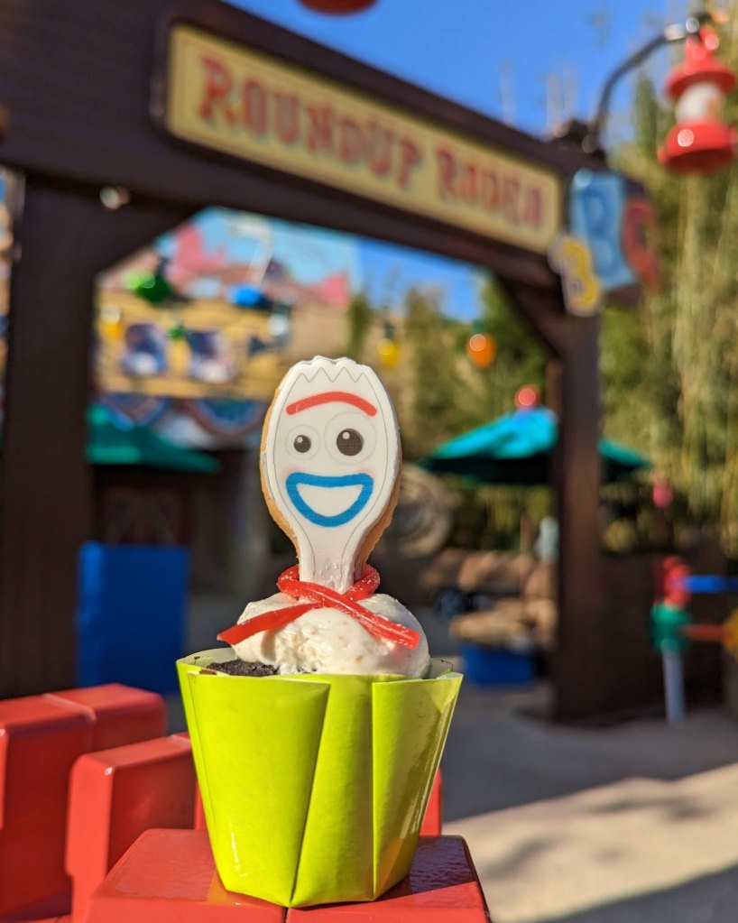Cupcake de Forks para el BBQ Roundup de Toy Story en Disney