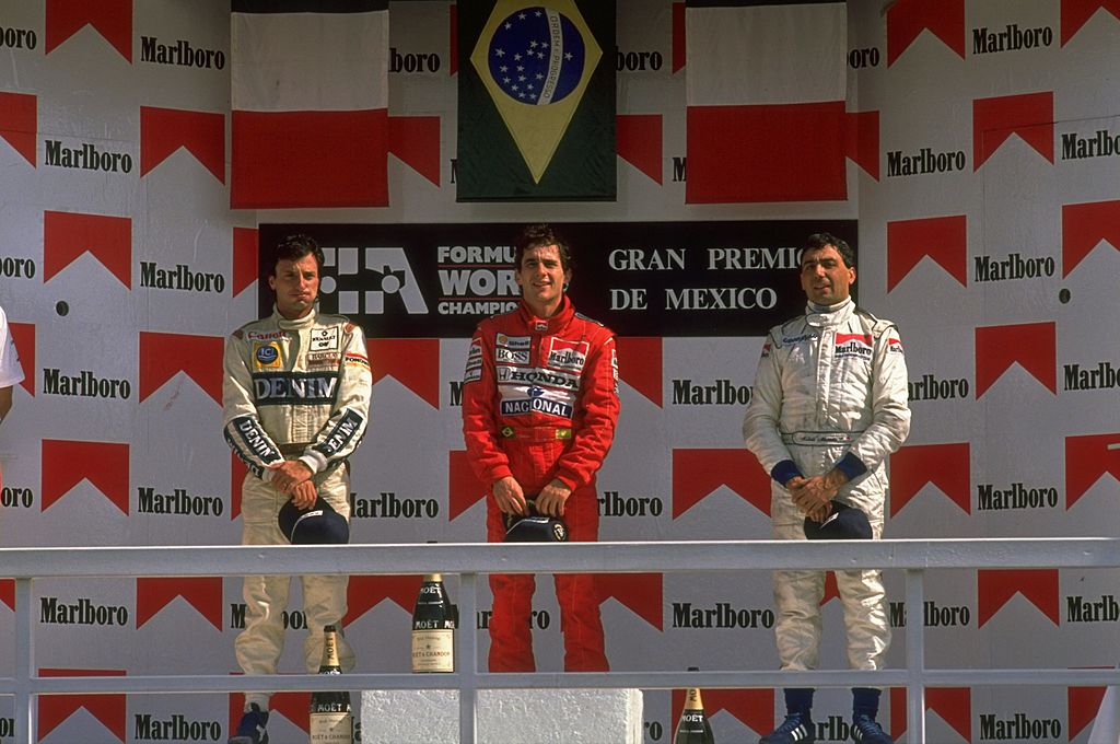 El triunfo de Ayrton Senna en el Gran Premio de México