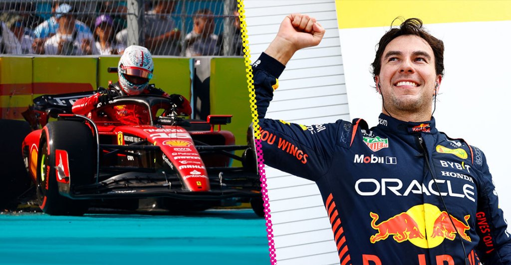 La bandera roja de Leclerc que le dio la pole a Checo Pérez en la clasificación del GP de Miami