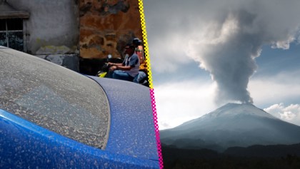 Las impresionantes imágenes de la intensa caída de ceniza por el volcán Popocatépetl
