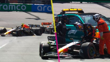 El error de Checo que lo dejó fuera de la calificación en el GP de Mónaco
