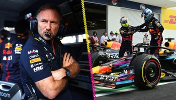 La batalla entre Checo y Verstappen, la estrategia de Red Bull y el show en el podio del Gran Premio de Miami