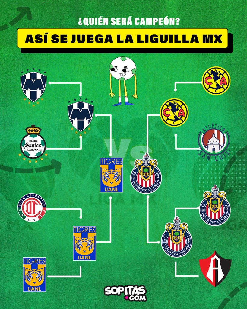 Tenemos final de Liga MX entre Chivas y Tigres