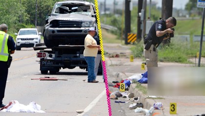 7 muertos y 6 heridos: Conductor atropella a migrantes en Texas y el video es terrible