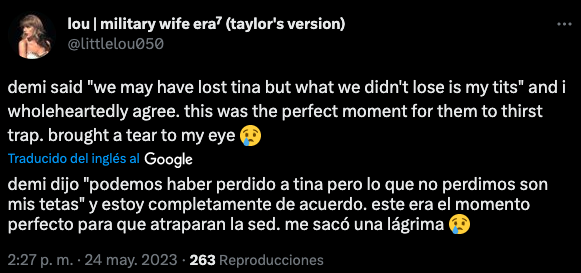 El extraño tributo de Demi Lovato a Tina Turner que le ha dado muchas críticas 