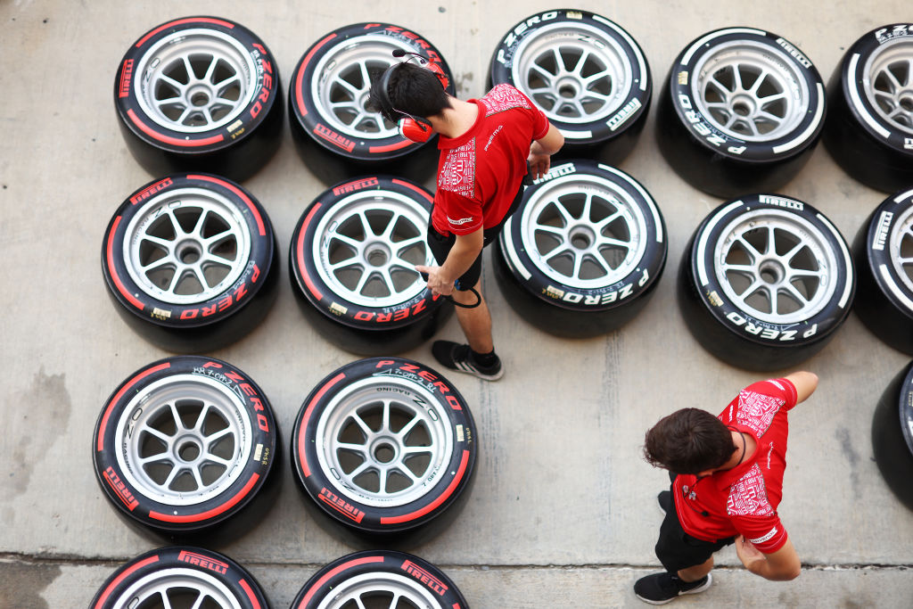 Neumáticos F1 compuestos