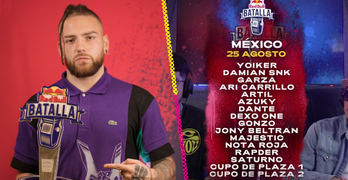 Ellos son todos los freestylers clasificados a la Red Bull Batalla Final Nacional México 2023
