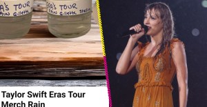 Recuerdos random: Fan vende botellas con agua de lluvia del concierto de Taylor Swift. Noticias en tiempo real
