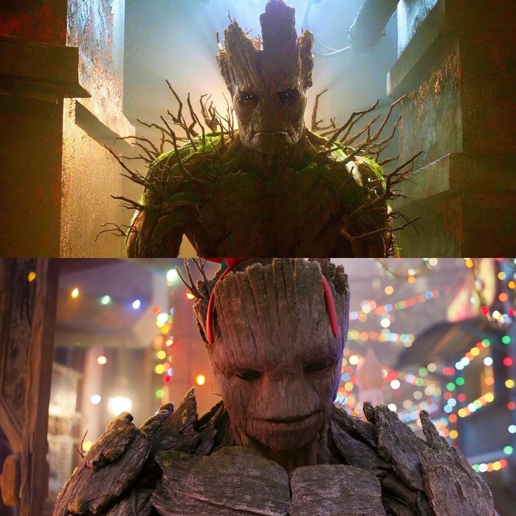 ¿Por qué Groot se ve diferente?