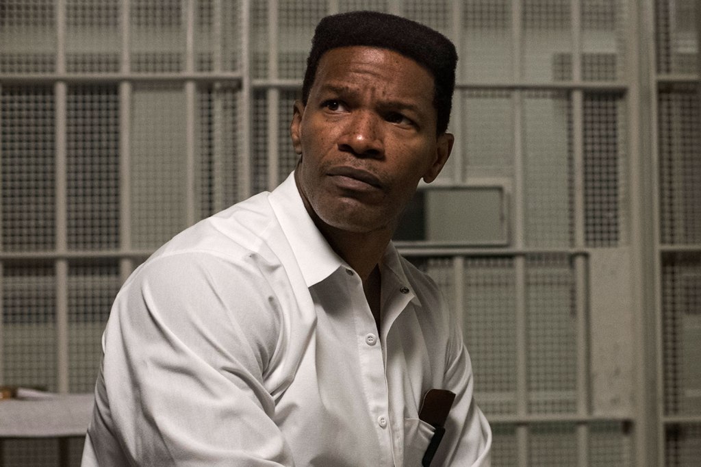 Jamie Foxx como Walter McMillian en 'Just Mercy' 