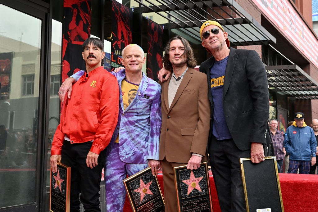 Red Hot Chili Peppers en el Paseo de la fama de Hollywood 