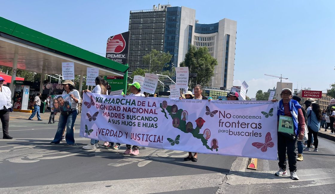 Manifestación de Madres Buscadoras