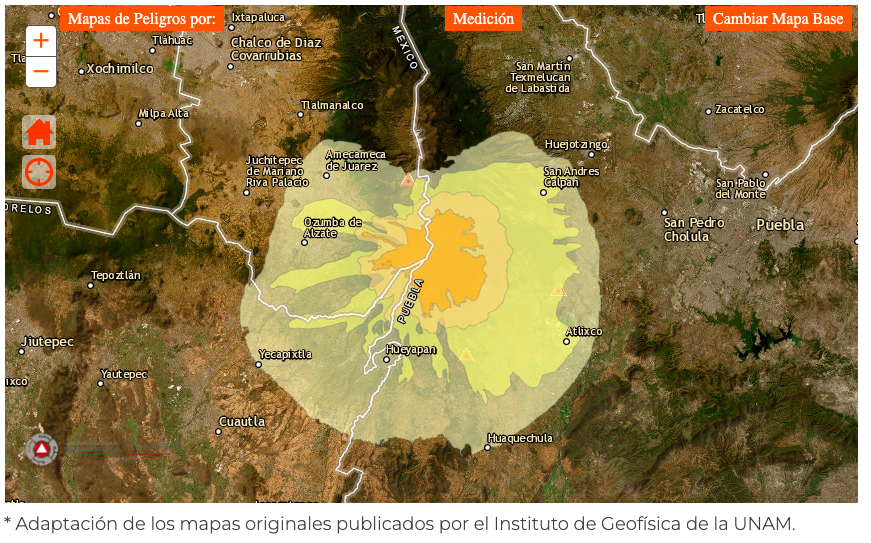mapa-riesgo-popocatepetl-mexico