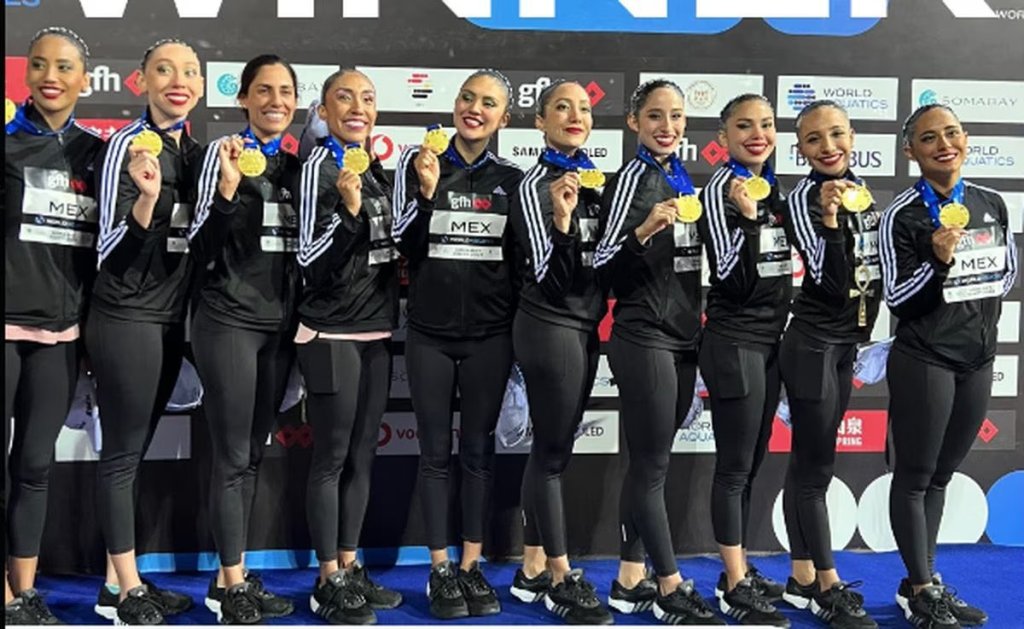 las medallistas mexicanas de nado sincronizado
