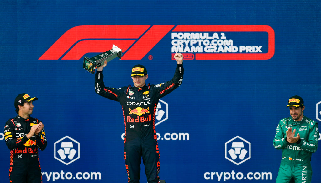 "Max fue más fuerte": Checo Pérez tras quedar detrás de Verstappen en el GP de Miami