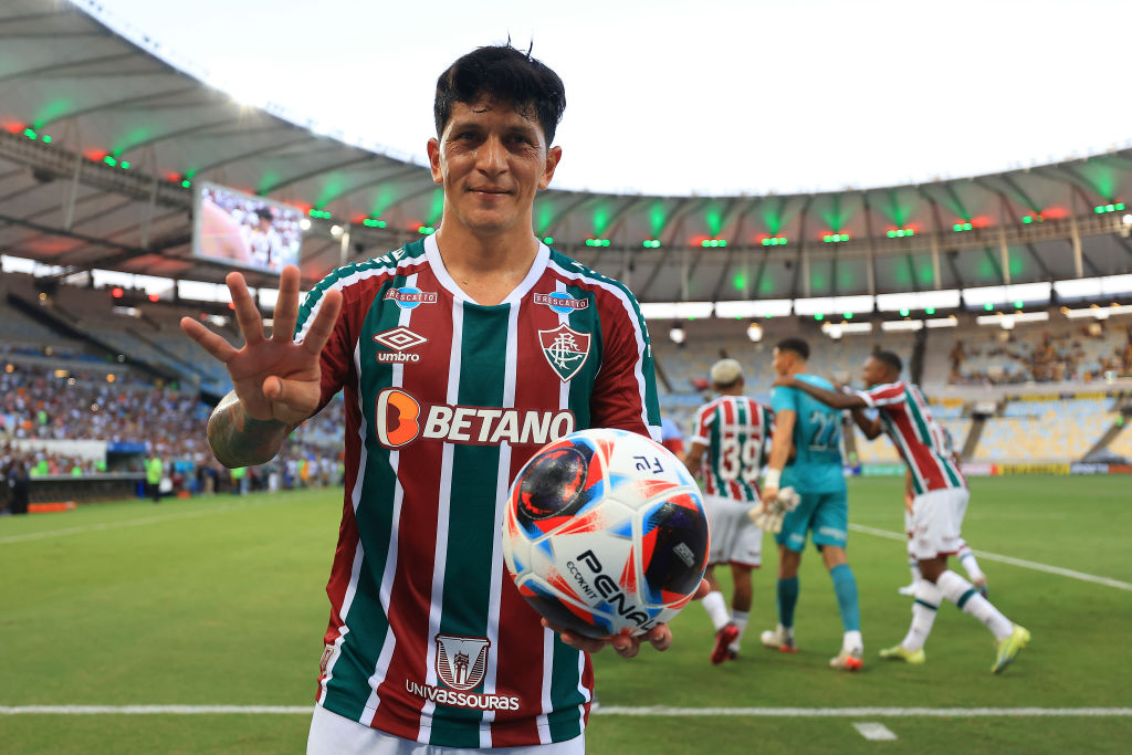 Germán Cano y un póker que se aventó con Fluminense