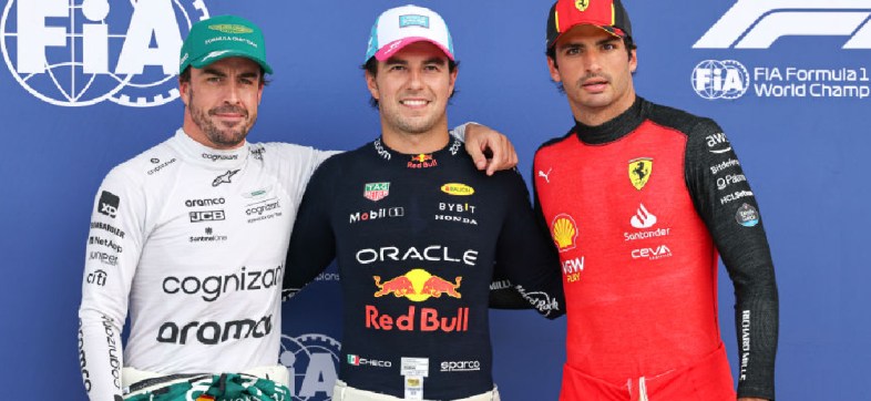 Las quejas de Fernando Alonso y Carlos Sainz contra Checo Pérez en las prácticas del GP de Mónaco