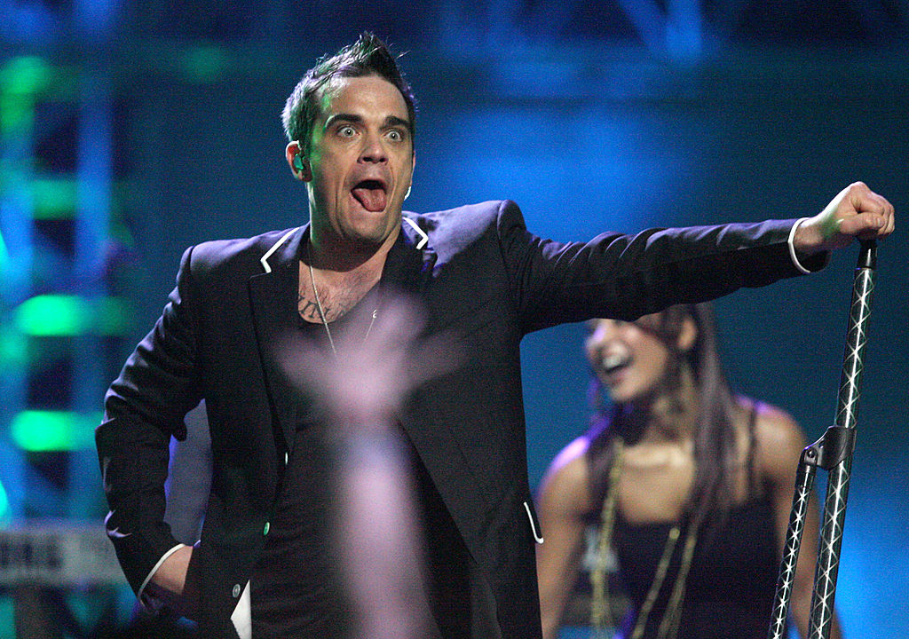 Robbie Williams en los MTV Awards 