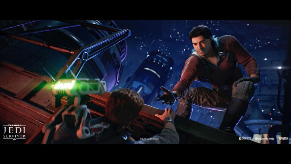 Bode y Cal Kestis del nuevo videojuego de Star Wars