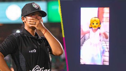 Umpire soltó las lágrimas tras mensaje de su hija por el Día de las Madres en pleno juego