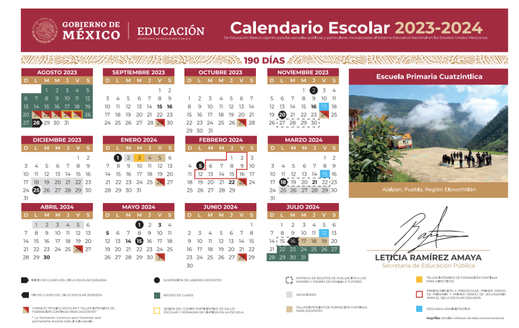 Así quedan las vacaciones: Este es el calendario para el ciclo escolar 2023-2024 de la SEP