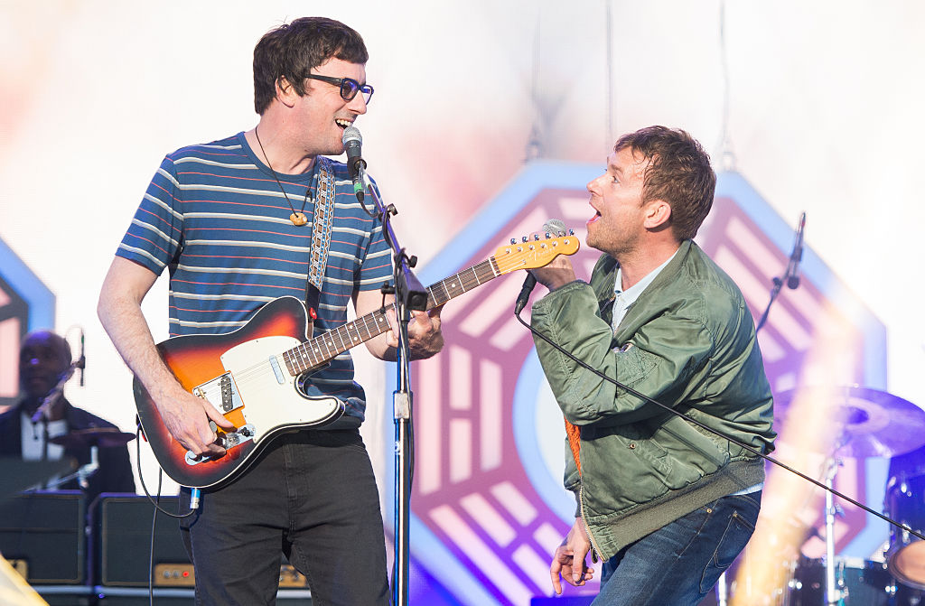 Damon Albarn y Graham Coxon 