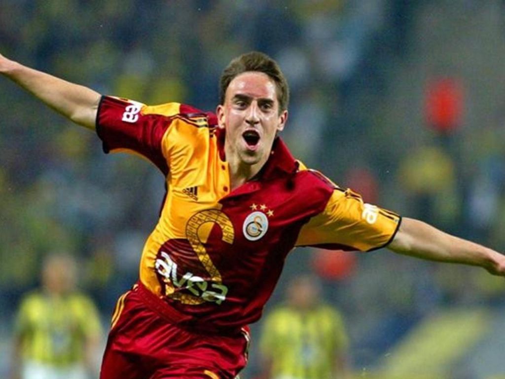Frank Ribery con el Galatasaray