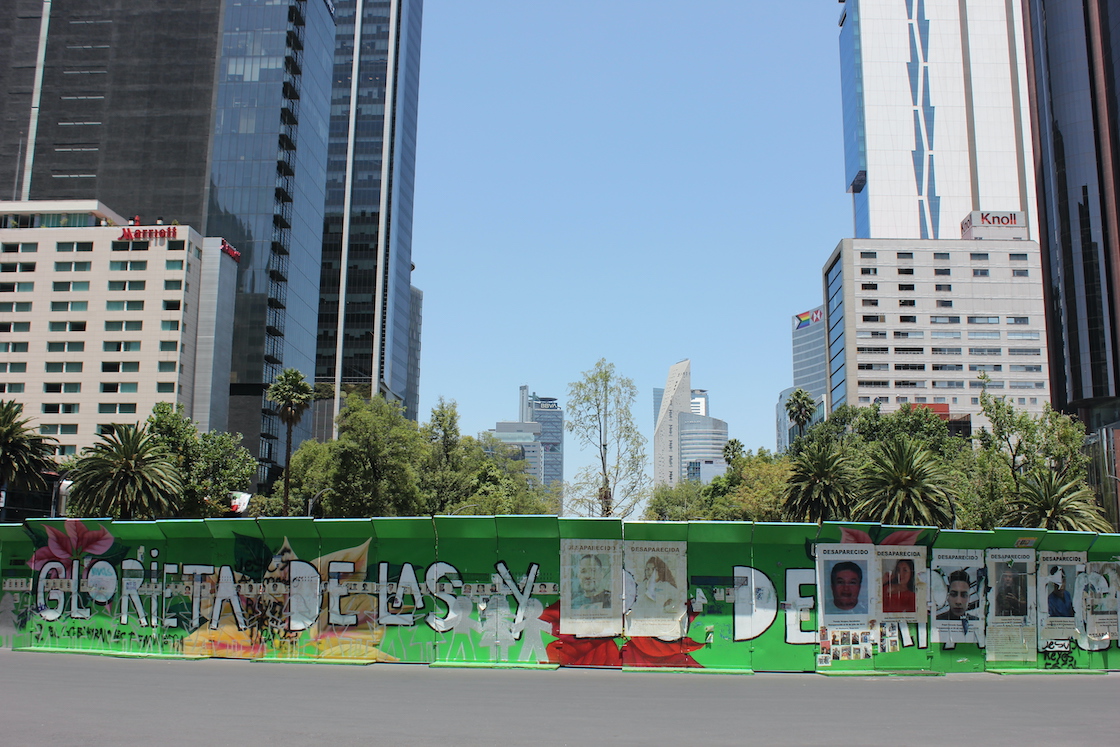 Glorietas del Ahuehuete y Cristóbal Colón en Paseo de la Reforma
