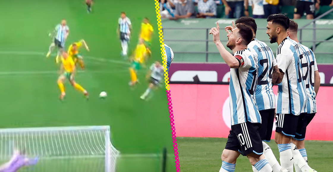 ¡Chulada! El soberbio golazo que se aventó Messi en el Argentina vs ...
