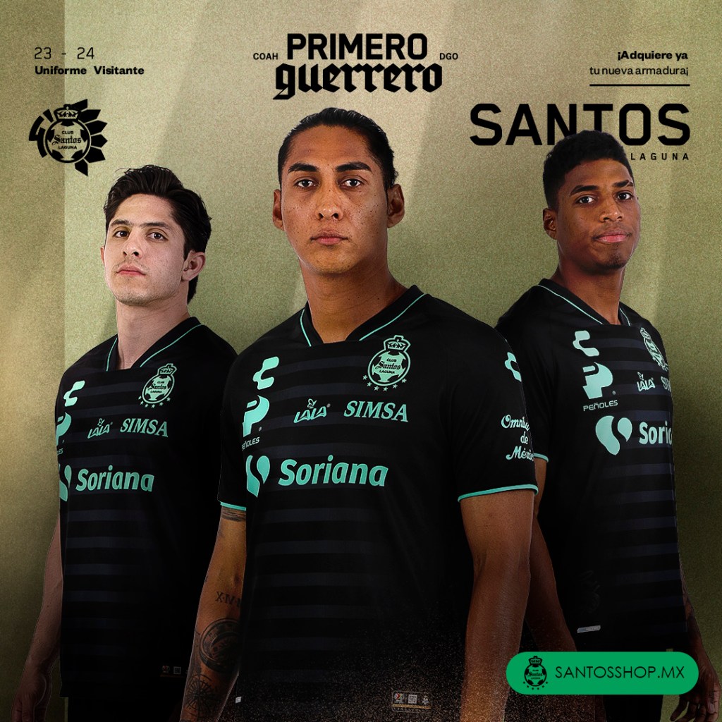 Camiseta de Santos para el torneo de Liga MX